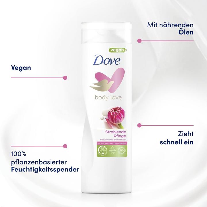 Image du produit Dove Lotion corporelle à l'eau de riz 400 ml (Lotion pour le corps, 400 ml)