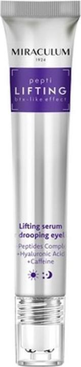 Bielenda MIRACULUM Pepti Lifting serum liftingujące na opadające powieki 20ml (Augenpflege Serum, 20 ml, Tag)