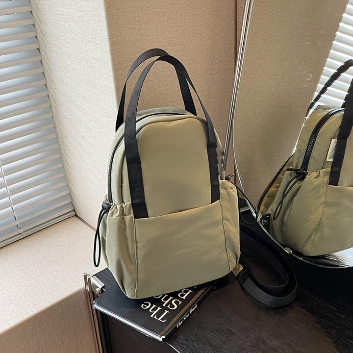 Produktbild Only-Bags.Store Leichter Nylon-Rucksack, Mode Crossbody Chest Bag, Solid Color Fitness Bag