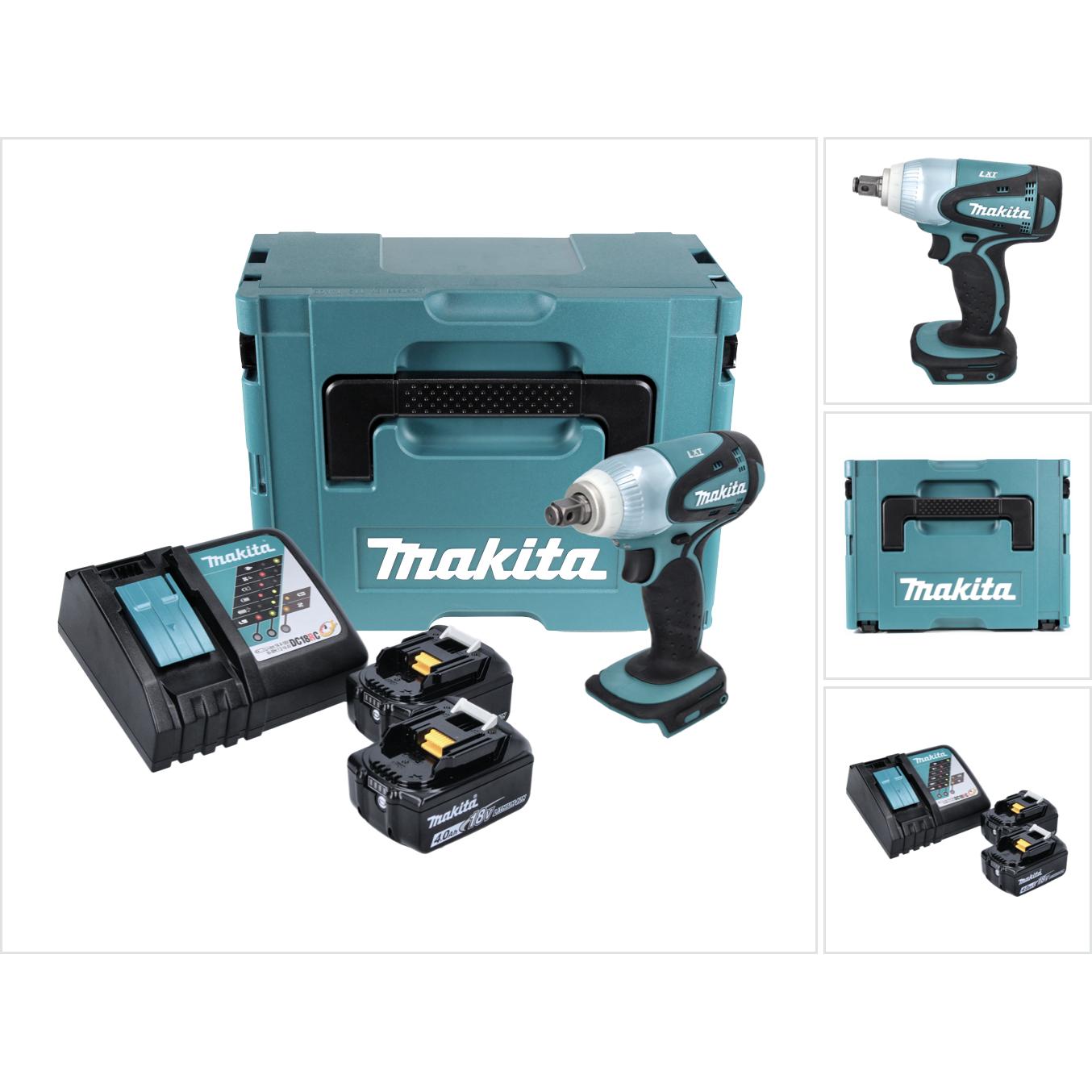 Makita, Bohrmaschine + Akkuschrauber, Schlagschrauber DTW251RMJ (Akkubetrieb)