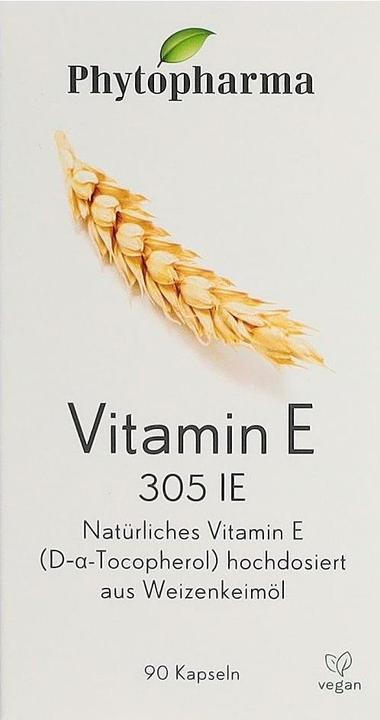 Immagine prodotto Phytopharma Vitamina E Caps 305 UI Ds 90 Capsule (90 Pezzo/i, Pillole, 0.10 g)