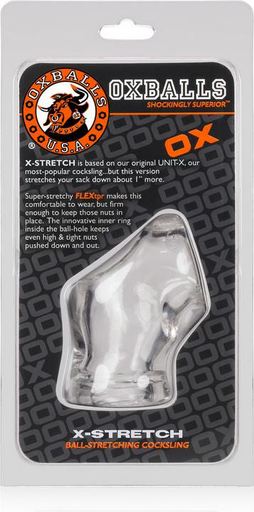 Productafbeelding Oxballs Unit-X Stretch - Sportieve strakke cocksling met verlengde ballstretcherbasis