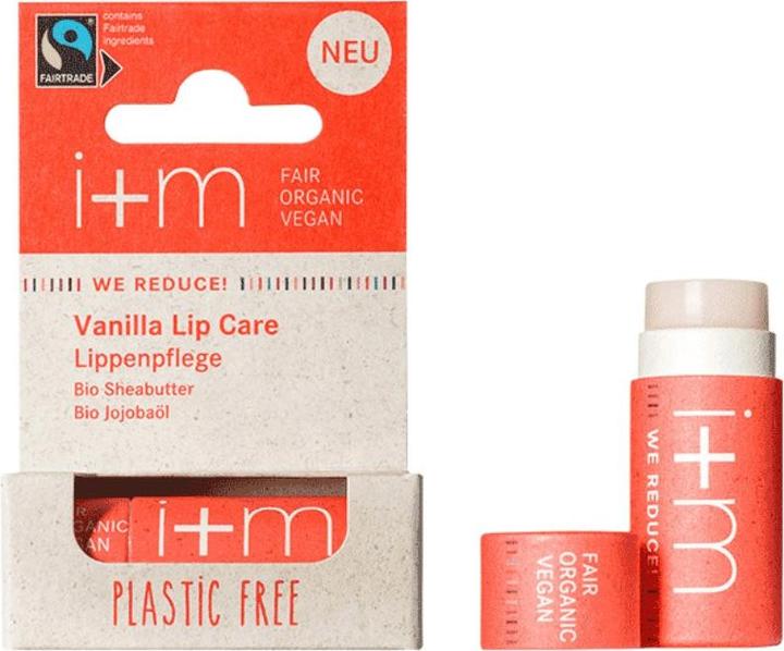 Actual product image i+m Naturkosmetik Vanilla Lip Care - Shea Butter & Jojoba Oil
