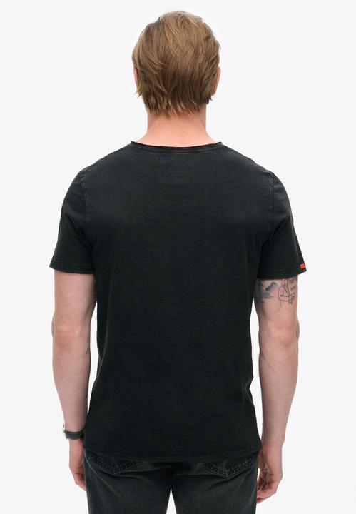 Produktbild Superdry T-Shirt aus Flammgarn mit unversäuberten Kanten und V-Ausschnitt (XL)