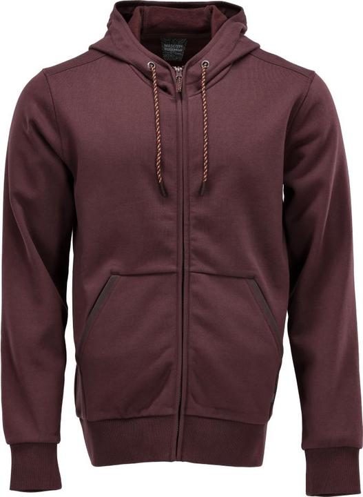 Actual product image Mascot Hooded sweatshirt with zip bordeaux, size 2XL (XXL)