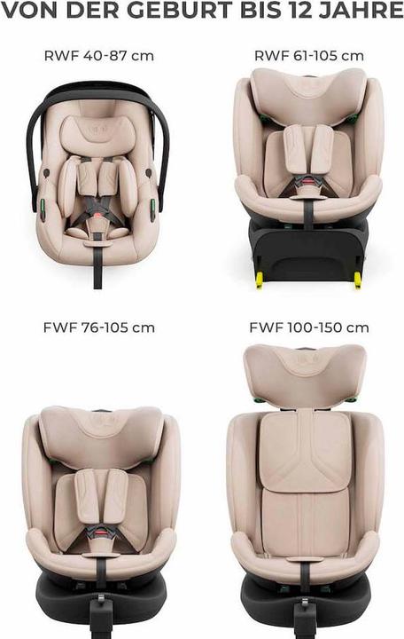 Actual product image KinderKraft Endura Safe Modular System (Babyschale, Kindersitz und Isofix Base) (Baby car seat, Child seat)