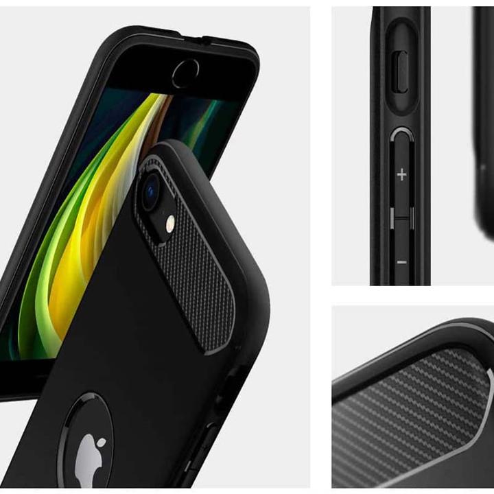 Actual product image Spigen Rugged Armor (Apple iPhone SE (2nd Gen), Apple iPhone SE (3rd Gen))