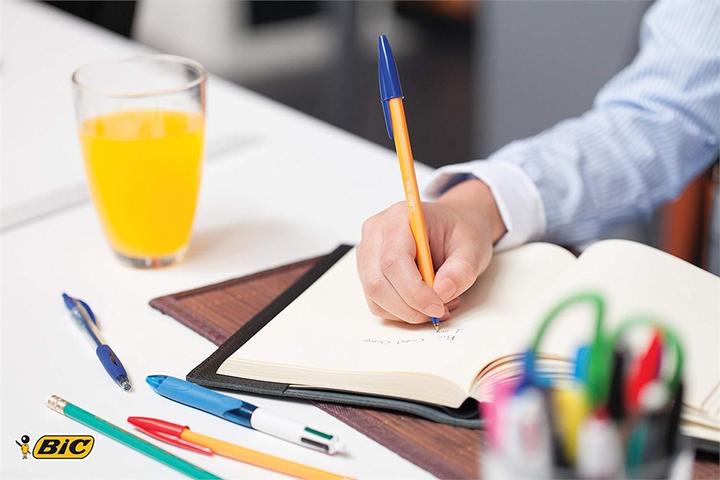 Produktbild Bic Kugelschreiber Orange, Strichfarbe: blau (1x)