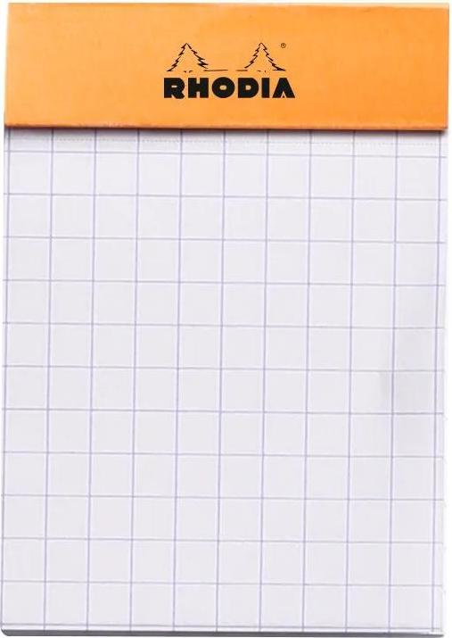Produktbild Rhodia Schreibblock (A8, Kariert, Harter Einband)