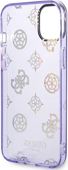 Produktbild Guess GUHCP14MHTPPTL iPhone 14 Plus 6,7" liliowy/lilac hard case Peony Glitter (Apple iPhone 15 Plus, Apple iPhone 14 Plus)