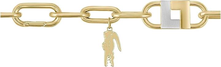 Actual product image Lacoste - Charms 2040162 Women's Statement Gold Plated Bracelet (19 cm, Yellow Gold Ion Plating)