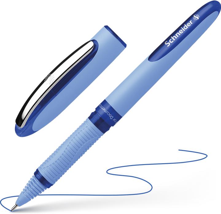 Immagine prodotto Schneider Rollerball One Hybrid N 0.3 0,3mm punta blu a prova di documento (Blu, 1 x)