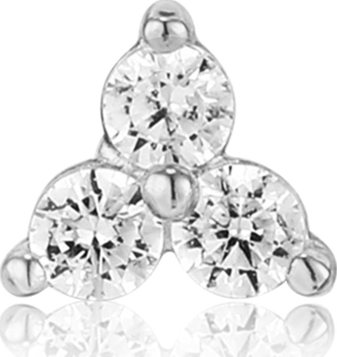 Produktbild Ania Haie Ohrstecker Trio Sparkle Barbell 925 Sterling Silber (925er Silber)