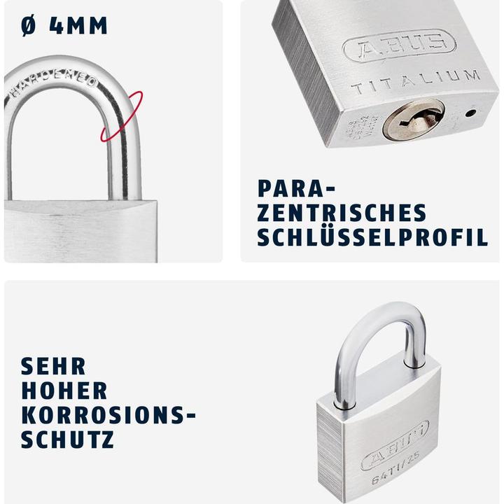 Image du produit Abus Cadenas 64TI / 25 SB