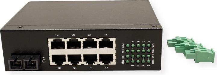 Produktbild Roline Industrie Switch 7x RJ-45, 1x SC, unmanaged (8 Ports)