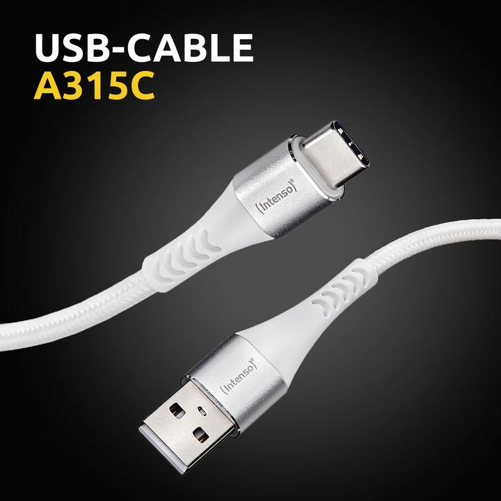 Actual product image Intenso USB A - USB Type C (1.50 m, USB 2.0, 60 W)
