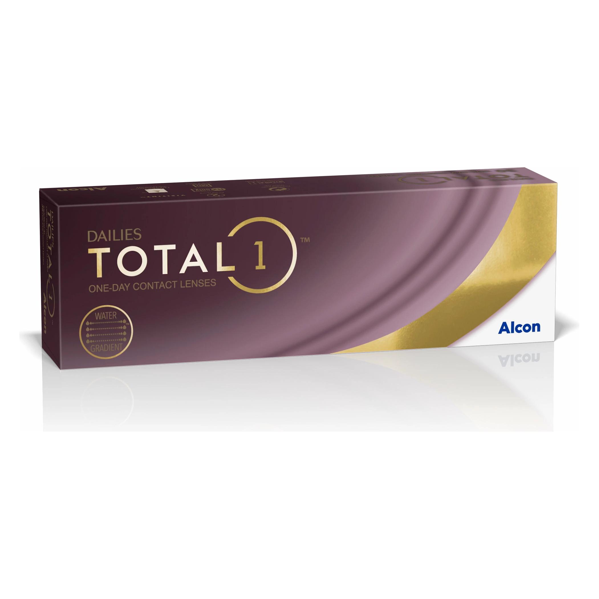 Dailies Total1, Lenti A Contatto, Totale 1 (-3, Lente Quotidiana, 30 Pz., Sferico)