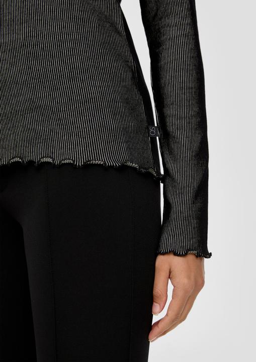 Produktbild S.Oliver T-Shirt Longsleeve mit Rippstruktur (XXL)