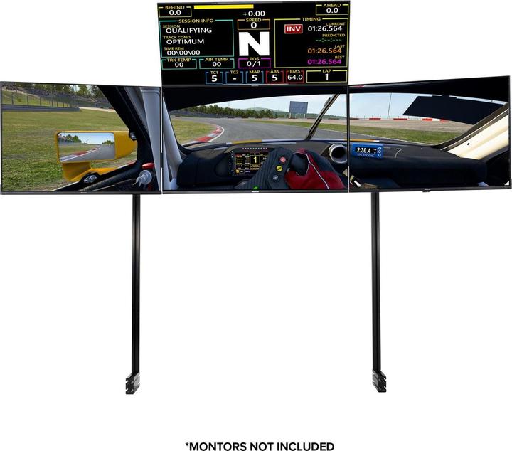 Actual product image Next Level Racing ELITE Quad Monitor Stand - black
