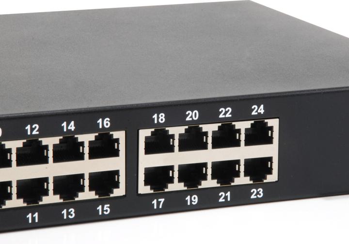 Productafbeelding LevelOne GEP-2421W500 24-Port Gigabit PoE Switch 802.3af/at PoE 500W (24 ports)