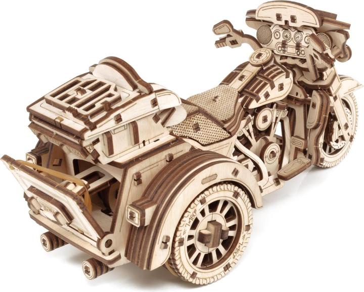 Actual product image Eco Wood Art Mechanical 3D wooden-puzzle - Trike