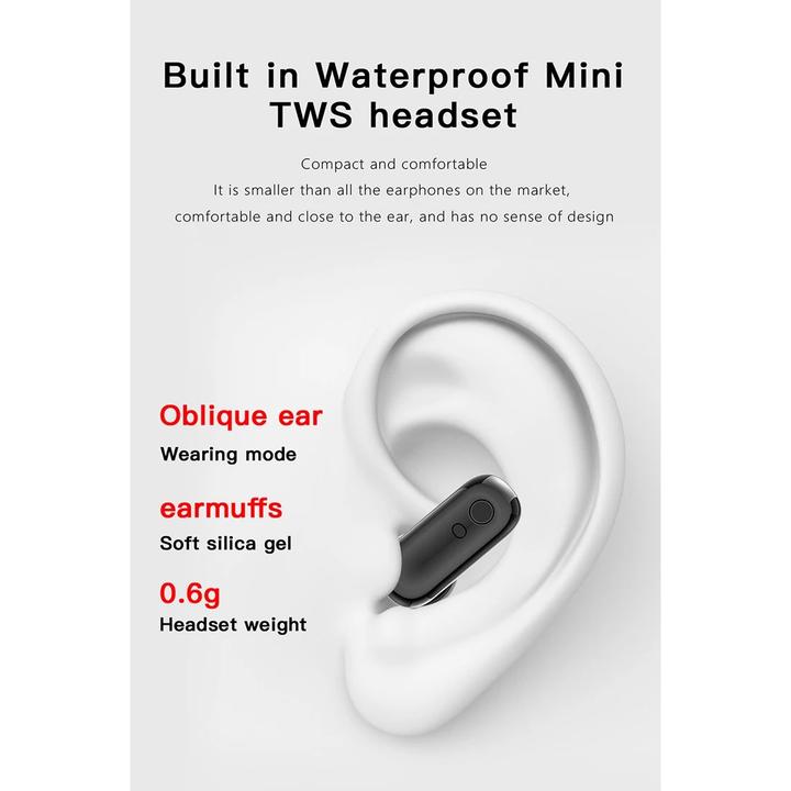 Produktbild Cbx X7 2in1 Smartwatch mit integrierten TWS Earbuds für Android und iOS