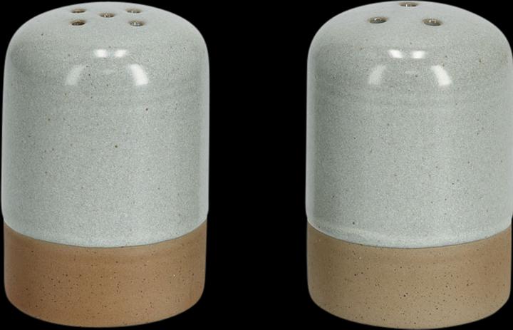 Immagine prodotto Zeller Present Set di sali/pepe, 2 pezzi, in gres (Sale, Pepe)