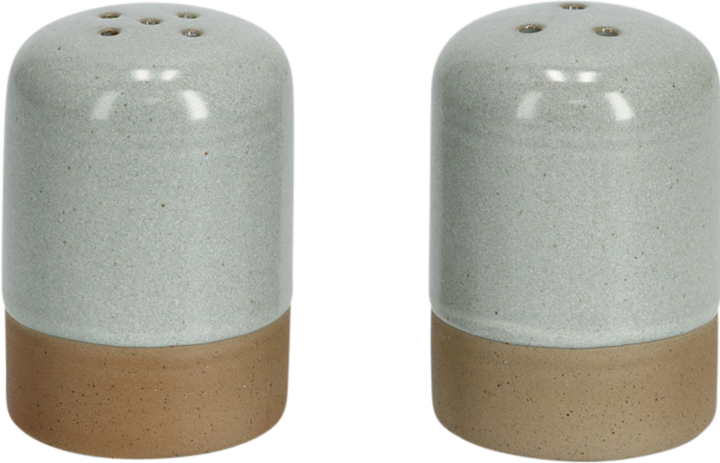Produktbild Zeller Present Salz-/Pfefferstreuer-Set, 2-tlg., Steingut (Salz, Pfeffer)