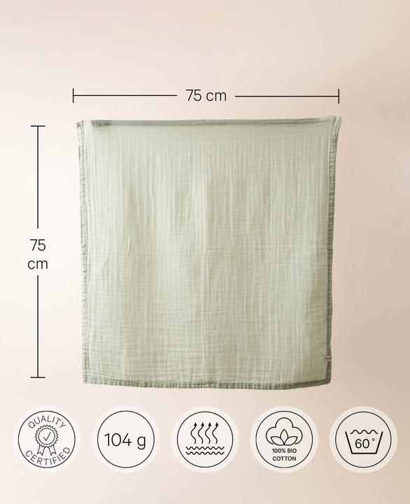 Produktbild Esmée Musselin Tuch (75 cm, 75 cm)