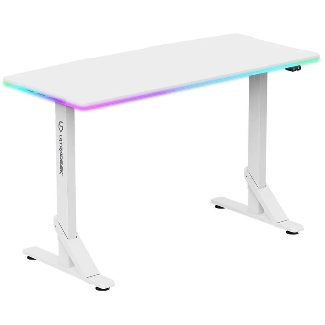 Ultradesk Iron, Gaming Tisch, Weiss