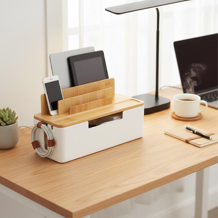 Actual product image Relaxdays cord box