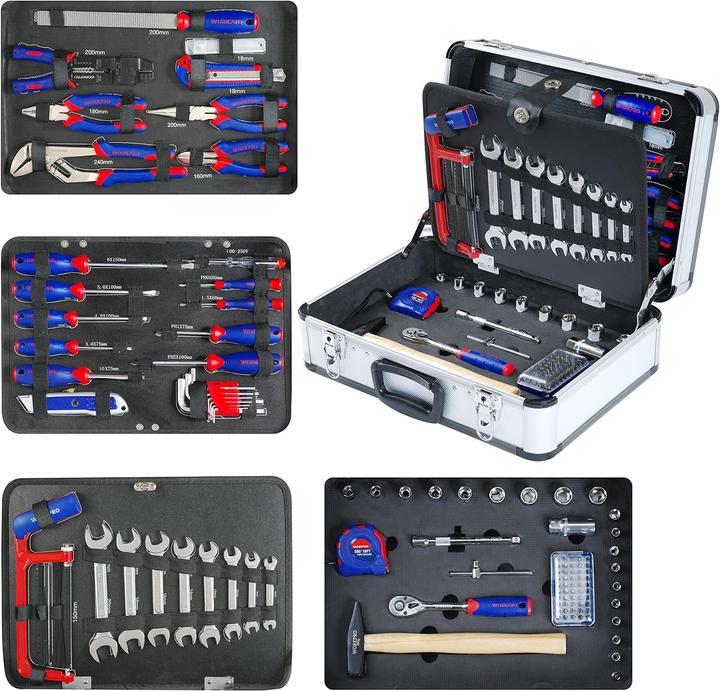 Actual product image Workpro Toolbox (119 pieces)