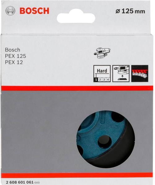 Produktbild Bosch Professional Zubehör Schleifteller hart, 125 mm, für PEX 12, PEX 12 A, PEX 125 (Hart)
