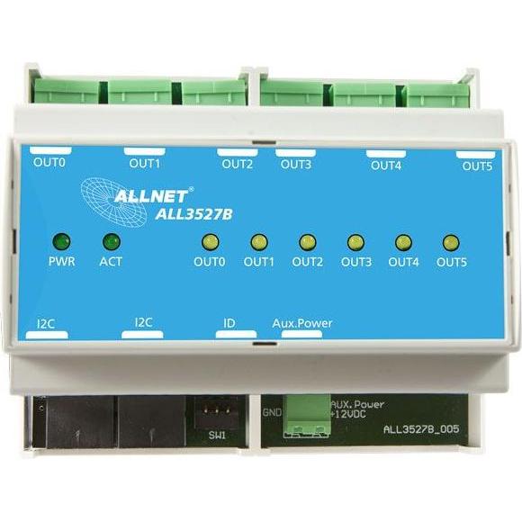Thumbnail - Allnet MSR ALL3527B HUT / 6fach 250V/16A Relais, Relais