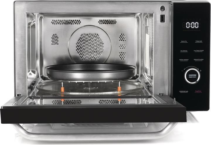 Image du produit Hisense H30MOBS10HC Four à micro-ondes Surface plane Combi-micro-ondes 30 L 1000 W Noir (30 l)