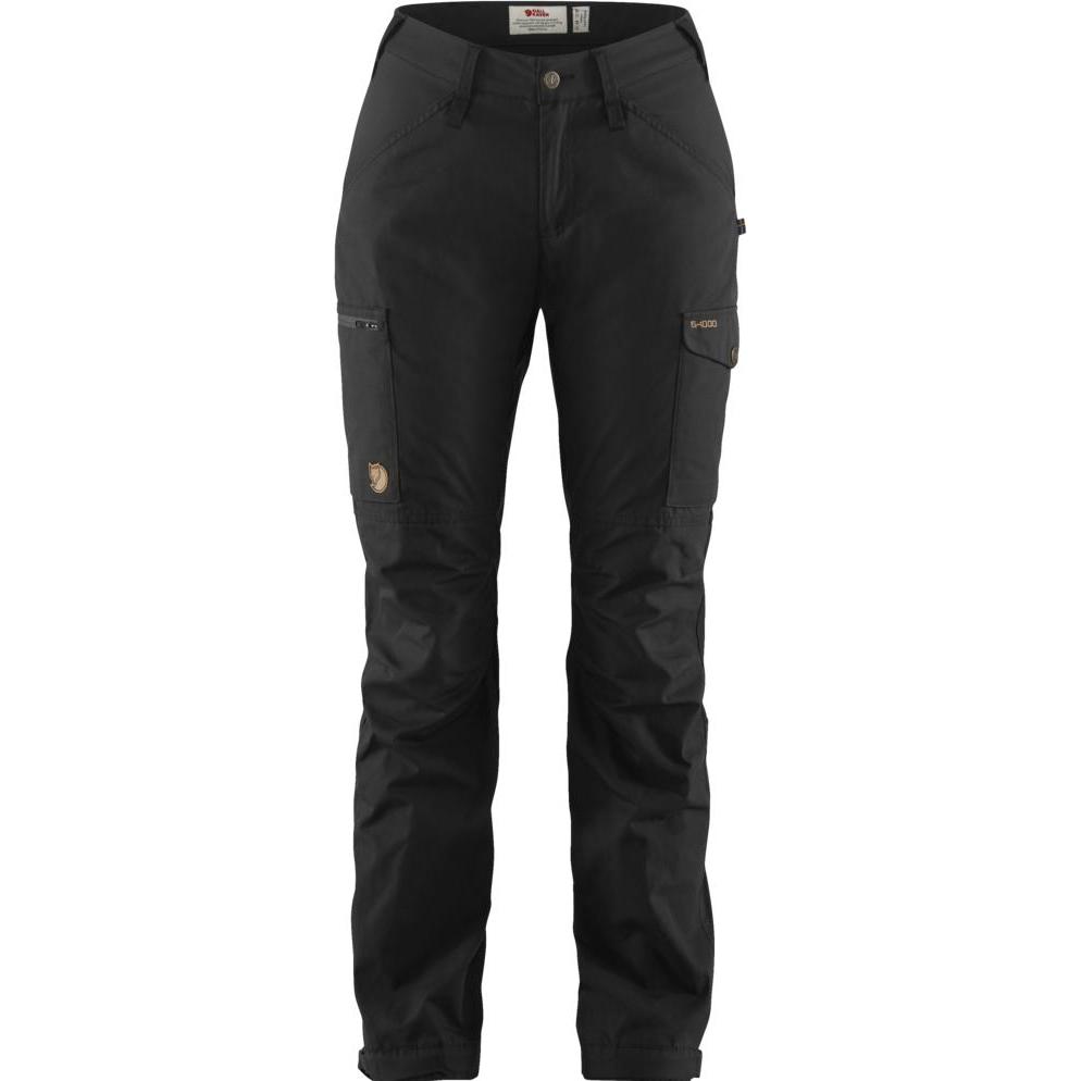 Fjällräven, Damen, Outdoorhose, Kaipak Trousers Curved W (48), Schwarz, 48