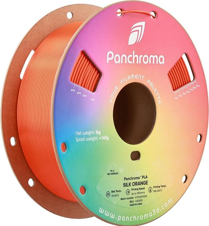Produktbild Polymaker Panchroma™ PLA Silk (PLA, 1.75 mm, 1000 g, Orange)