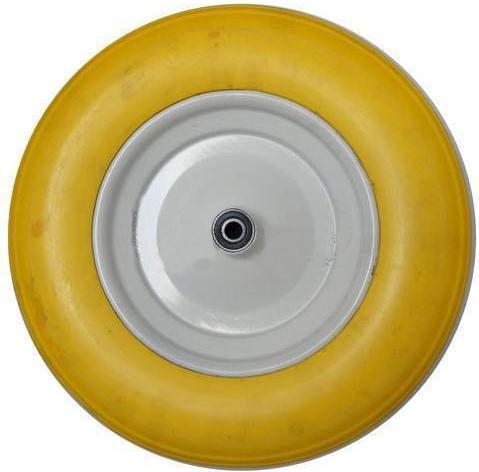 Actual product image GEKO g71023 PU Wheel, 4.00-8 Flower, multicoloured