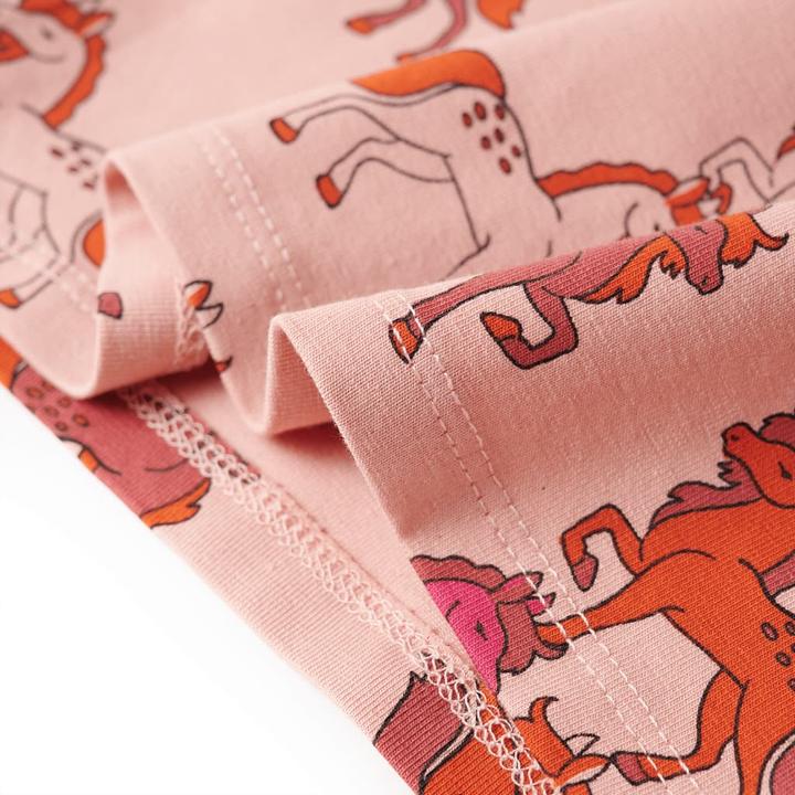 Image du produit VidaXL Pyjama enfant manches longues rose clair 128,Matériau : 95 (128)