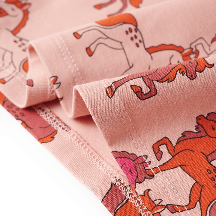 Actual product image VidaXL Children's pyjamas with long sleeves light pink 128,Material: 95 (128)
