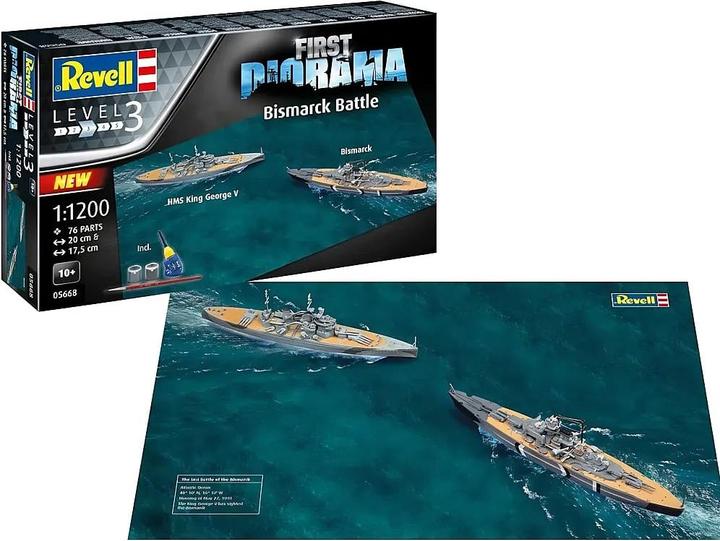 Produktbild Revell First Diorama Set - Bismarck Battle