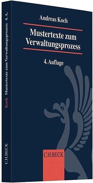 Produktbild BECK Mustertexte zum Verwaltungsprozess (Deutsch, 2018)