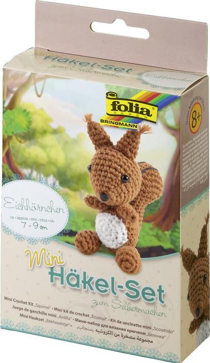 Actual product image Folia Mini crochet set squirrel