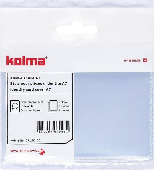 Produktbild Kolma Stecketui CopyResistant, einfache Hülle (A7, 3x)