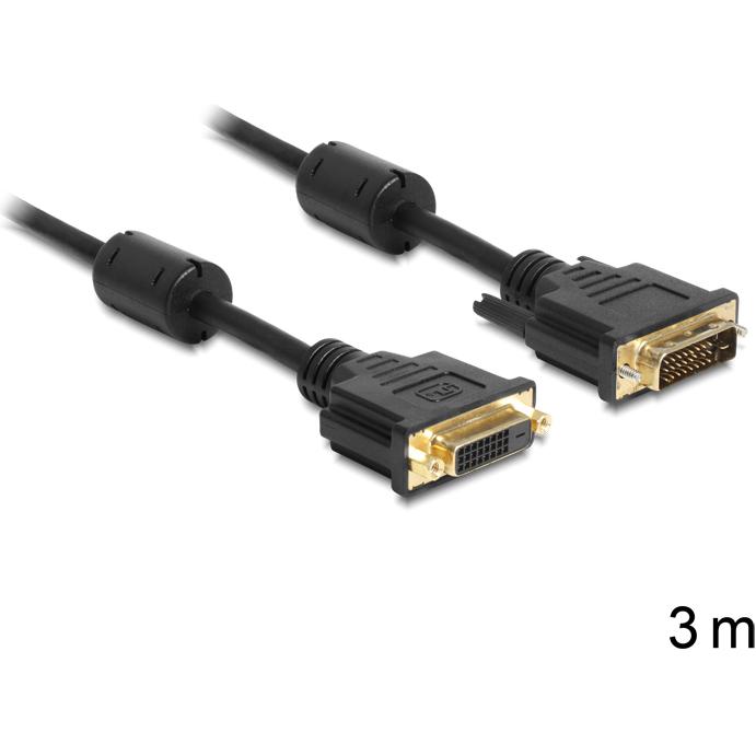 Delock Dvi — Dvi (3 m, DVI), Video Kabel