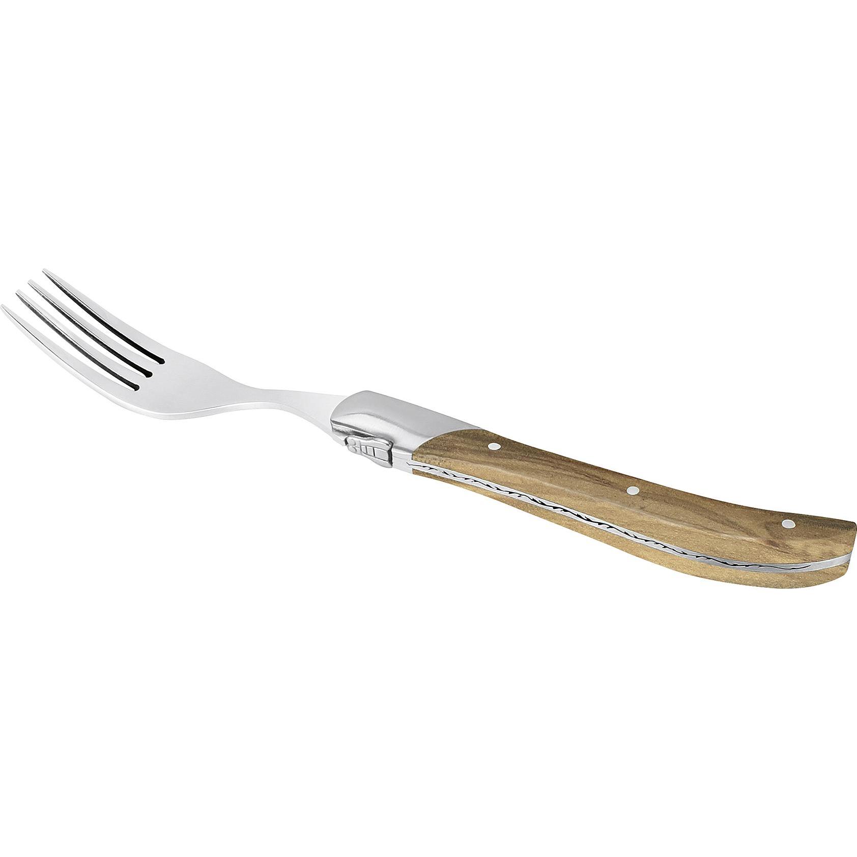 Haws Set di forchette da bistecca Laguiole, Posate, Argento