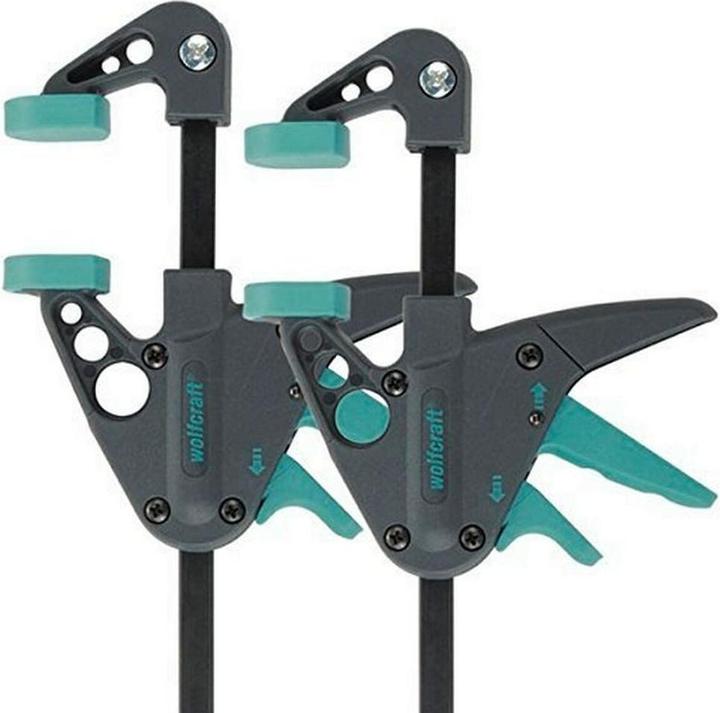 Produktbild wolfcraft 2 EHZ - Mini-Einhandzwingen 40/110mm (110 mm)