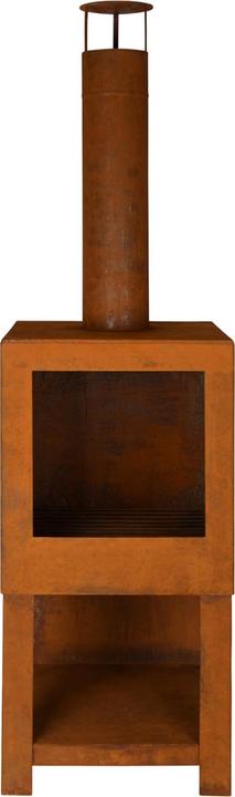 Produktbild Esschert Design Terrassenofen mit Holzlager, Rostbraun