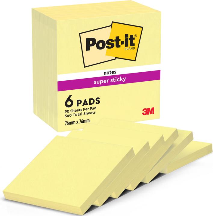 Produktbild Post-it Super Sticky (76 x 76 mm)