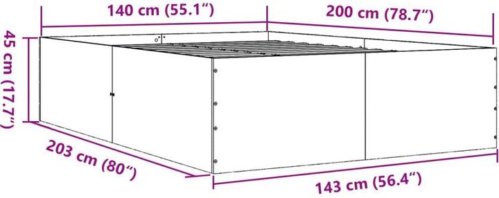 Actual product image vidaXL Kees (140 x 200)